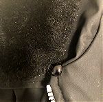  Μπουφάν γυναικείο αδιάβροχο με συνθετικό γούνινο γιακά αφαιρούμενο