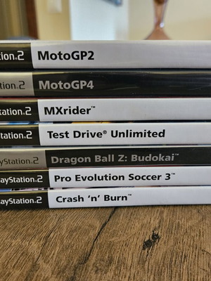 Πακέτο 7 παιχνιδιών PS2 με Dragon Ball Z Budokai και MotoGP