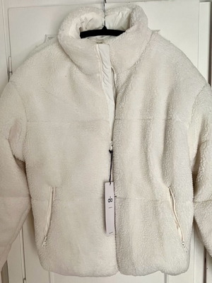 Alo Yoga Sherpa Puffer Jacket new, white, women's L/XL