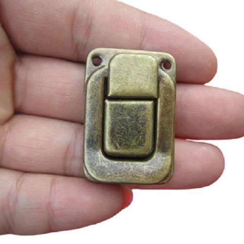 Metal antique clasp new 38x25 mm, bronze