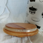 Earthenware kitchen container like new with airtight lid