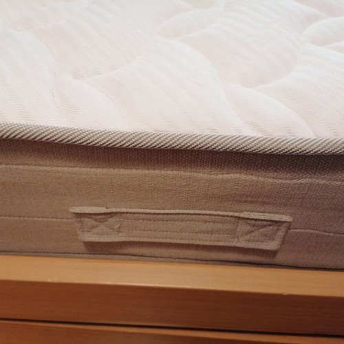 Bed set with new Comfort Strom Luxuri mattress and storage drawers