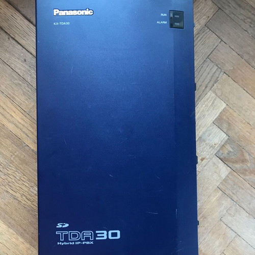Τηλεφωνικό σύστημα Panasonic KX-TDA30 Hybrid IP-PBX σαν καινούργιο, χωρίς τροφοδοτικό
