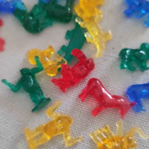 Animal figures, approx. 20, 2 cm height
