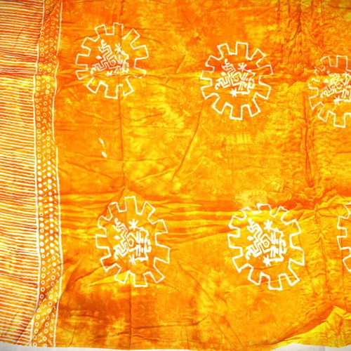 Handmade Batik Pareo Silk and Cotton Blend 1.70x1.15m Scarf SAR113