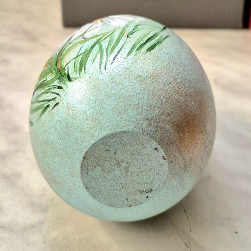 Handmade decorative Easter egg from solid wood like new