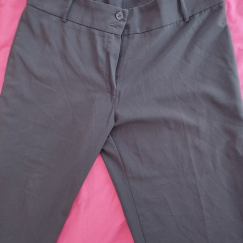 Fabric gray brown suit pants used, size 48