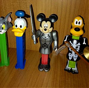 6x φιγουρες Pez + 3 ολοκληρωμενες στολες Disney - Tom & Jerry
