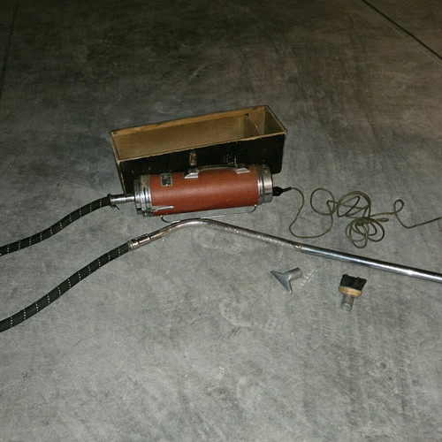 Vintage Hugin D4 electric vacuum used, Swedish made