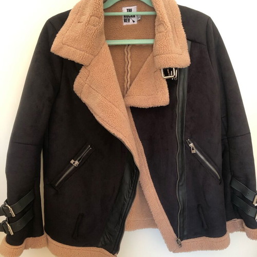 The Rockn Rev women's jacket like new, beige and brown, size M