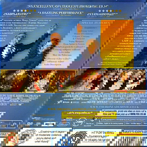 Blu-Ray The Iron Lady μεταχειρισμένο, αγγλικοί υπότιτλοι, διπλός δίσκος