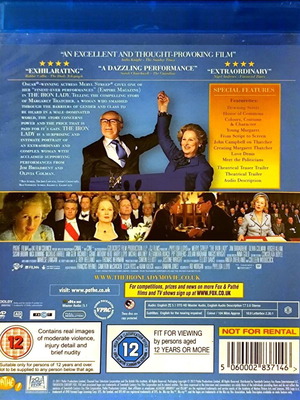 Blu-Ray The Iron Lady μεταχειρισμένο, αγγλικοί υπότιτλοι, διπλός δίσκος