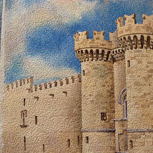 Watercolor painting new 56x76