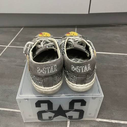 2star sneakers silver used, size 33