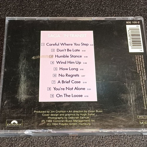 Saga In Transit CD used, rock