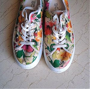 SCHUH nr 39 Floral..Made in Italy..