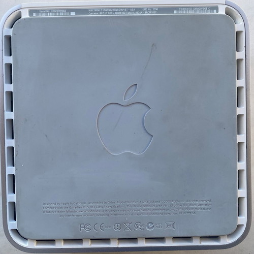 Apple Mac Mini late 2009 used, Intel Core Duo 2.53, 8GB RAM, SSD+HDD