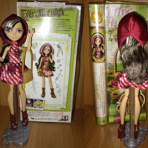 Ever After High dolls pack Raven Queen, Cedar Wood, Madeline Hatter, Cerise Hood, Apple White like new