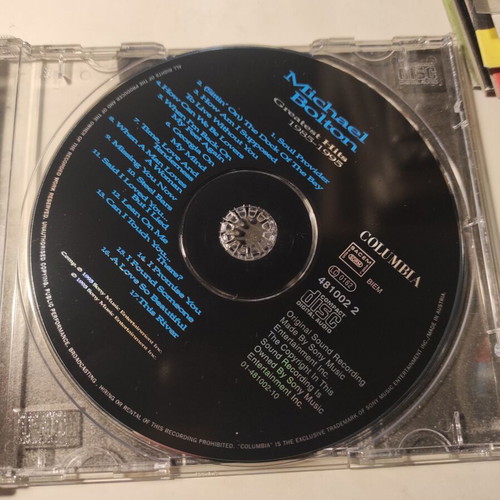 Michael Bolton Greatest Hits 1985-1995 CD like new, rock