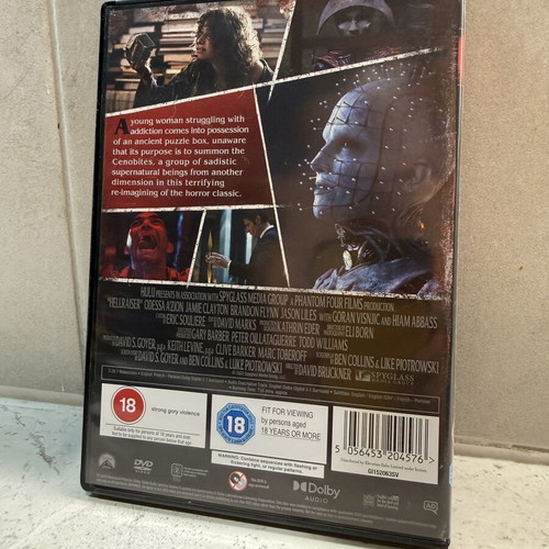 Hellraiser 2022 DVD like new with English subtitles