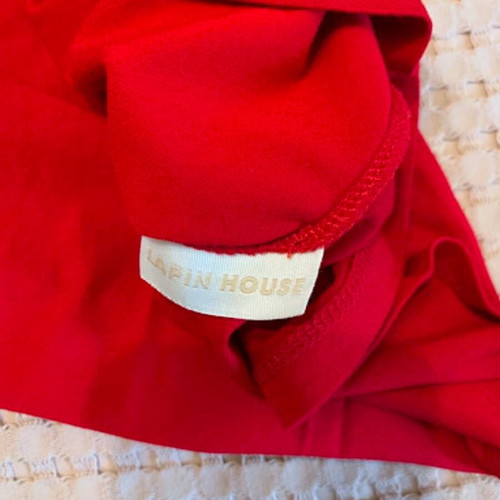 Lapin House sleeveless top like new, size 8, red