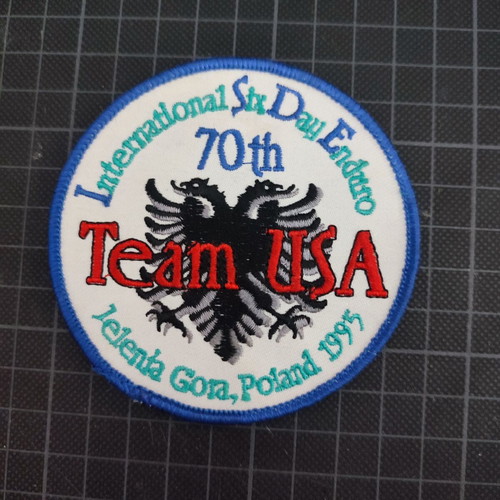 Patch 70th ISDE Team USA Poland 1995 like new