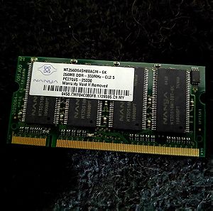 256MB - 333 MHZ - So-Dimm - DDR