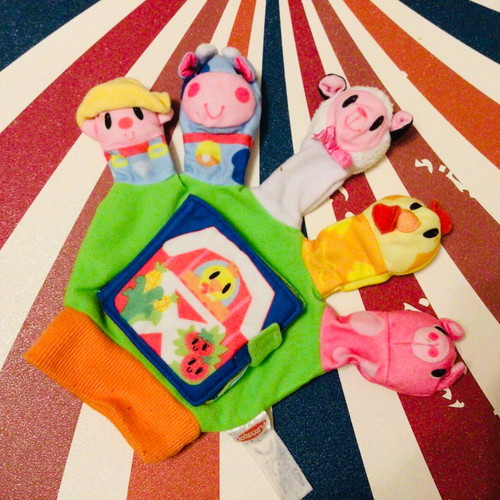 Playskool finger puppet glove used