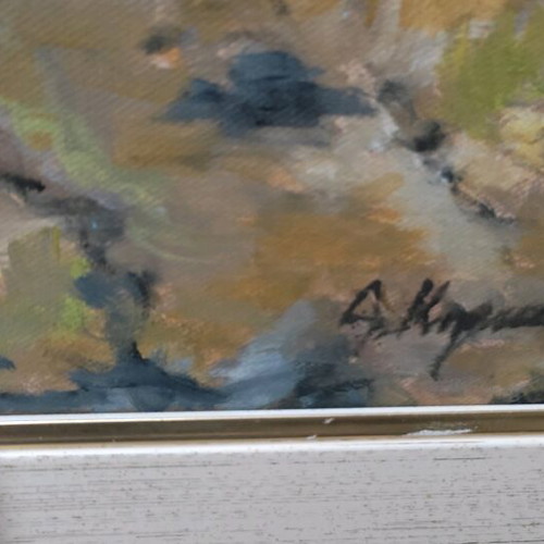 Despina Kyriakidou oil painting 78x66 cm like new