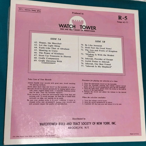 Vinyl records like new, pack of 10 with religious songs