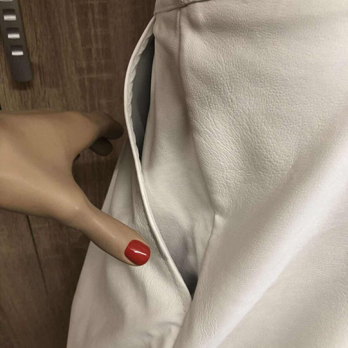 *PRODOTTO* leatherette skirt new, size M, white