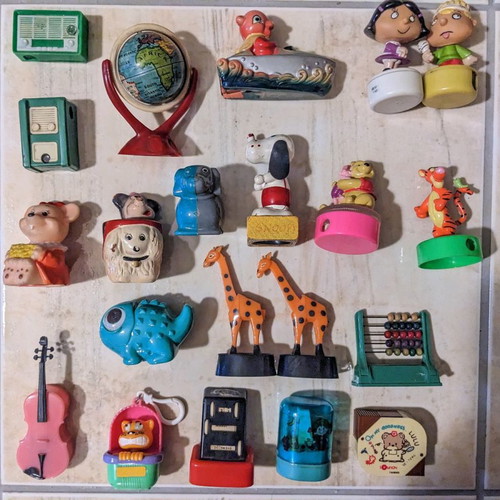 Set of various old pencil sharpeners for collectors
