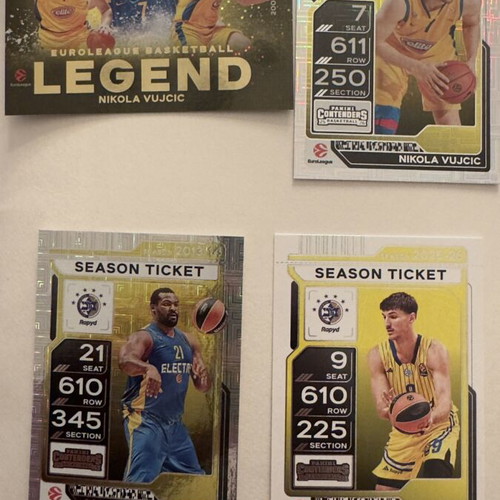 Maccabi Tel Aviv Euroleague Contenders 2025/26 trading cards new