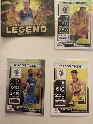 Maccabi Tel Aviv Euroleague Contenders 2025/26 trading cards new