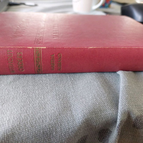 Without Orders by Martha Albrand used WWII war thriller 1943