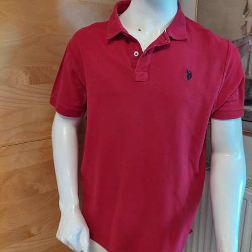 U.S. Polo Assn. men's red polo shirt XL like new