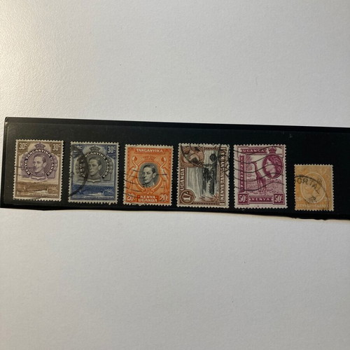 Uganda Colonial Stamps used, sealed