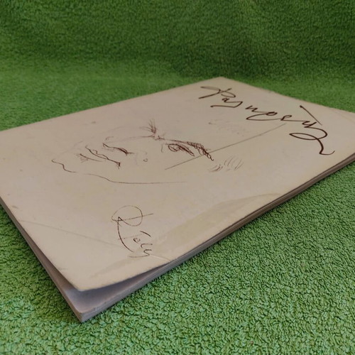 Vasos Falireas Sculptor Engraver Art Album used with signed dedication