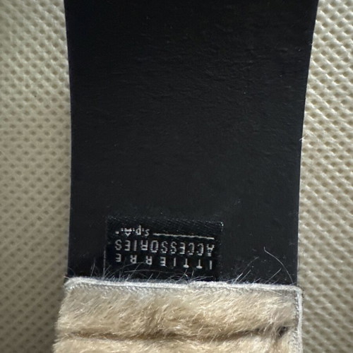 Gianfranco Ferre pony skin belt like new, beige and brown
