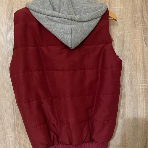 Pop Air jacket sleeveless men's like new, red size M