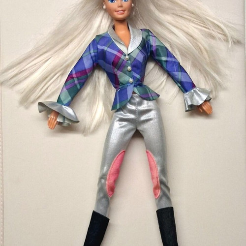 Vintage Horse Riding Barbie International Doll 1994, Mattel
