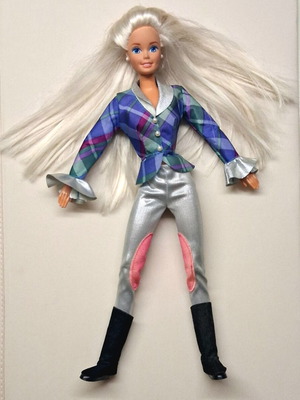 Vintage Horse Riding Barbie International Doll 1994, Mattel
