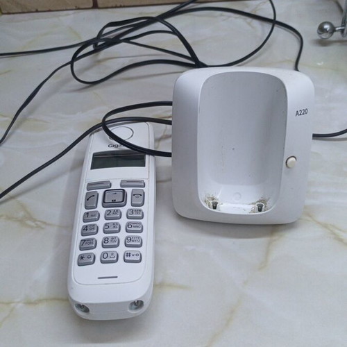 Gigaset A220 cordless phone with large keys and illuminated display