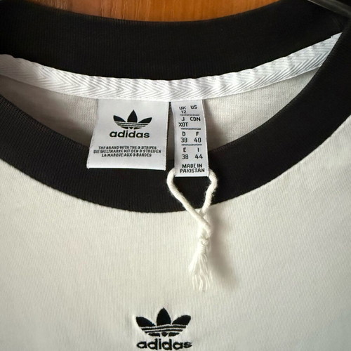 Adidas sports shirt like new, white, size M