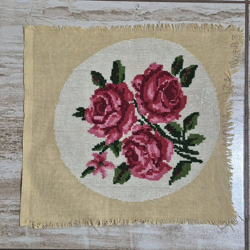 Rose Gobelins new, set of 2, size 28x28 cm