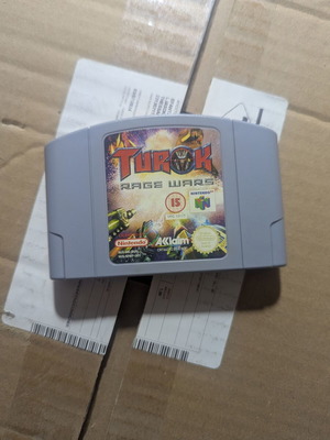 Turok Rage Wars Nintendo 64 used action adventure shooting game