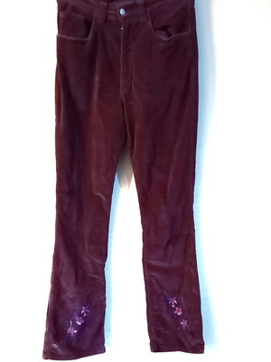 Esti velvet pants used, size 46, elastic