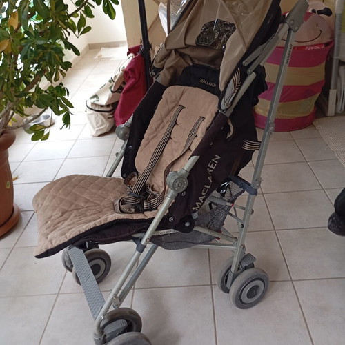 Maclaren Techno XLR stroller used, black beige