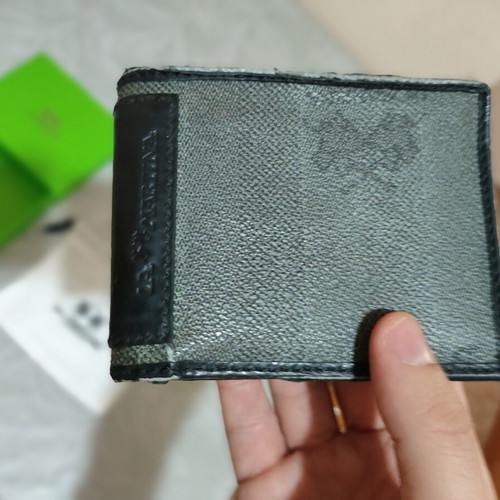 La Martina men's wallet used, gray and black