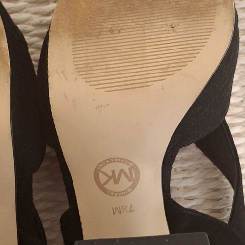 Michael Kors leather sandals like new, size 38, black